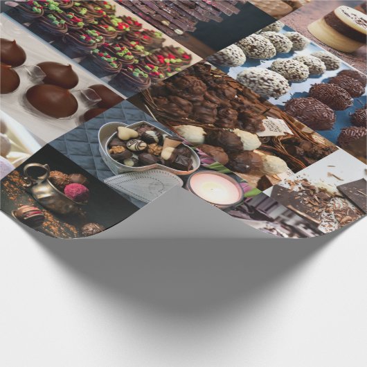 Schokolade Geschenkpapier (Ecke)