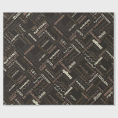 Schokolade Geschenkpapier (Flach)