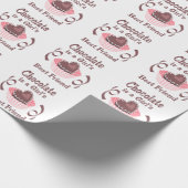Schokolade Geschenkpapier (Ecke)