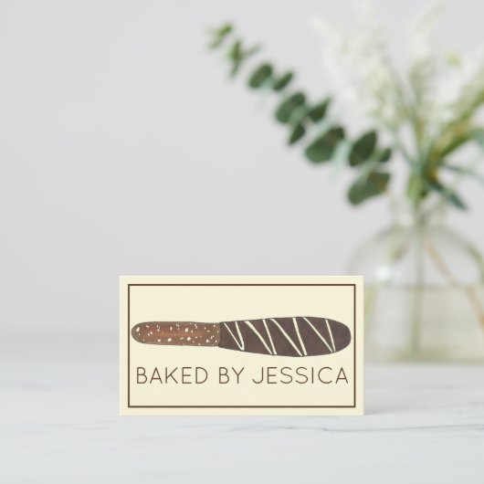 Schokolade Geschirrspüler Pralzel Rod Chocolatier Visitenkarte (Stehend Vorderseite)