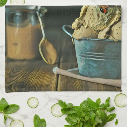 Schokolade Geschirrtuch (Gefaltet)