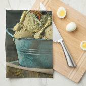 Schokolade Geschirrtuch (Viertel Falte)