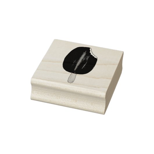 Schokolade getauchte Eiscreme Bar Popsicle Food Br Gummistempel (Stempel)