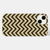 Schokolade Gewürzmoods Chevrons Case-Mate iPhone Hülle (Rückseite (Horizontal))