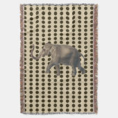 Schokolade Gewürzstimmungen Punkte mit Elefant Decke (Vorderseite Vertikal)