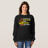 Schokolade Gib mir die Schokolade Sweatshirt (Vorne ganz)