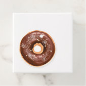 Schokolade Glasierte Donuts mit Schneeflocken Weih Geschenkanhänger (Beispiel)