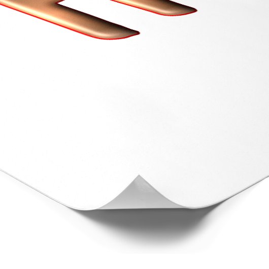 Schokolade Glück Poster (Ecke)