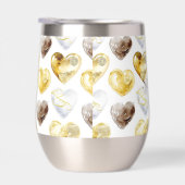 Schokolade Gold Weiße Herzen (Rechts)