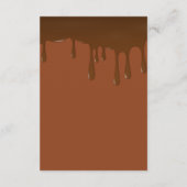 Schokolade Golden Ticket Bat Bar Mitzvah Empfang Begleitkarte (Rückseite)