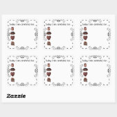 Schokolade Grateful Bullet Journal Stickers (Blatt)