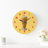 Schokolade Große Wanduhr (Zuhause)