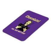 Schokolade: Größenfragen Magnet (Linke Seite)