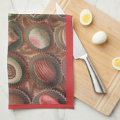 Schokolade Handtuch (Viertel Falte)