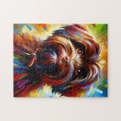 Schokolade Havanese Hund Acrylic Print Hund Lover Puzzle (Horizontal)