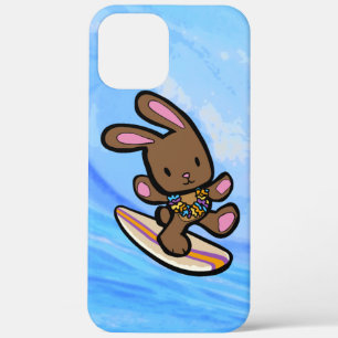 Schokolade Hawaiian Surfing Bunny Lila Case-Mate iPhone Hülle