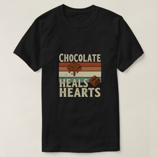 Schokolade heilt Herzen Tee (Design vorne)
