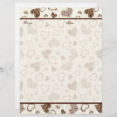 Schokolade Herz Bridal Hochzeitsgeschenke Rezept S (Vorne/Hinten)