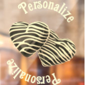 Schokolade Herz niedliche Liebe Fensteraufkleber