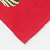 Schokolade Herzromantische niedliche Liebe Fleecedecke (Ecke)