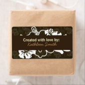 Schokolade Hibiskus Rezept/Goodies-Etikett (Insitu)