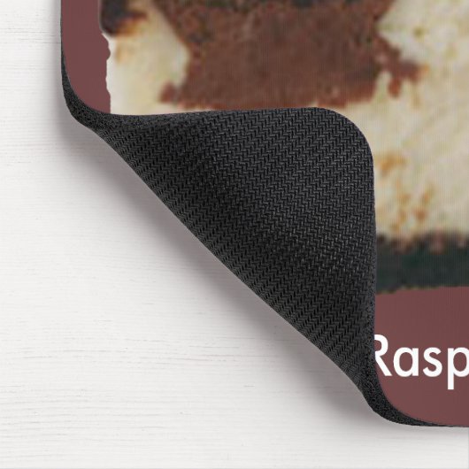 Schokolade Himbeere Cheesecake Mousepad (Ecke)