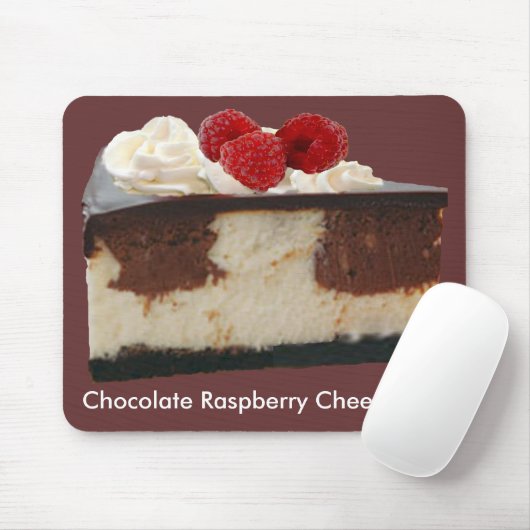 Schokolade Himbeere Cheesecake Mousepad (Mit Mouse)