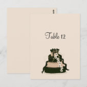 Schokolade Hochzeitstorchkarte Postkarte (Vorne/Hinten)