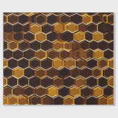 Schokolade Honeycomb Geschenkpapier (Flach)