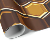 Schokolade Honeycomb Geschenkpapier (Rolleneckpunkt)