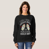 Schokolade I Liebe Schokolade Mousse Graphic Sweatshirt (Vorne ganz)