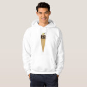 Schokolade Ice Cream Mens Hoodie (Vorne ganz)