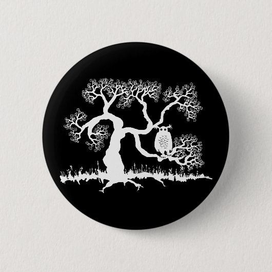 Schokolade im Baum Button (Vorderseite)