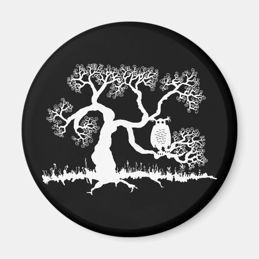 Schokolade im Baum Magnet (Vorne)