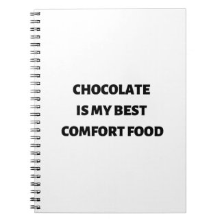 Schokolade ist mein bester Komfort Notizblock