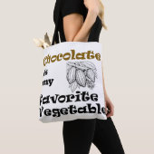 Schokolade ist mein Lieblingsgemüse Tasche (Von Nahem)