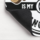 Schokolade ist meine Liebe Mousepad (Ecke)