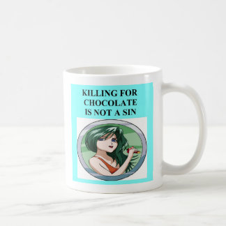 Schokolade ist nicht eine Sünde, Schokolade ist Kaffeetasse