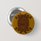 Schokolade Jesus Button (Vorne & Hinten)