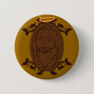 Schokolade Jesus Button