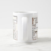 Schokolade Jumbo-Tasse (Rückseite)