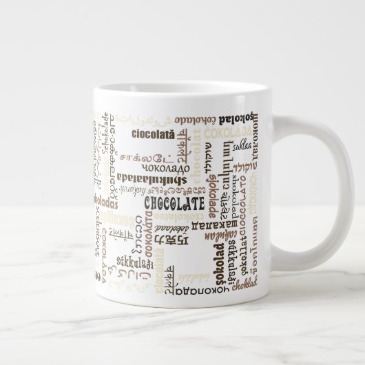 Schokolade Jumbo-Tasse (Rechts)