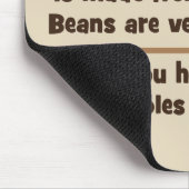 Schokolade, Kaffee, Bohnen, Gemüse - Neuheit Mousepad (Ecke)