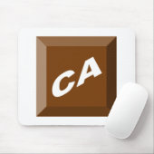 SCHOKOLADE-KALIFORNIEN-MAUSTEPPICH MOUSEPAD (Mit Mouse)