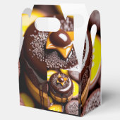 Schokolade & Karamelllschokolade Geschenkschachtel (Geöffnet)