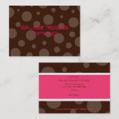 Schokolade-Kaugummi-Visitenkarten Visitenkarte (Vorne/Hinten)