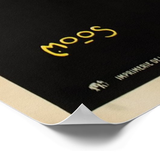 Schokolade Klaus, Schweizer Vintages Werbeplakat Poster (Ecke)