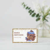 Schokolade Koch-Backbäckerei Visitenkarte (Stehend Vorderseite)