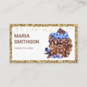 Schokolade Koch-Backbäckerei Visitenkarte (Vorderseite)