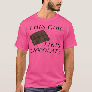 Schokolade Koch Funny Sprichwort Dark Chocolate Fa T-Shirt